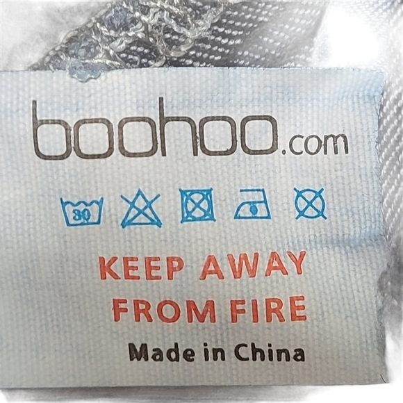 NWT Boohoo Blue maternity Sz.12 Thea over the bump jeans denimcore comfortcore - Picture 8 of 12